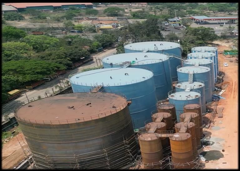 Process Plant Tank Cluster