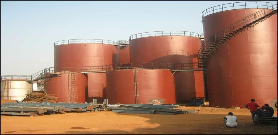Storage Tank Farm Field View